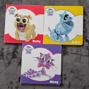 Disney Junior Puppy Dog Pals Board Books Rolly A.R.F. Hissy Lot of‎ 3